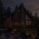 Chalet en pendiente